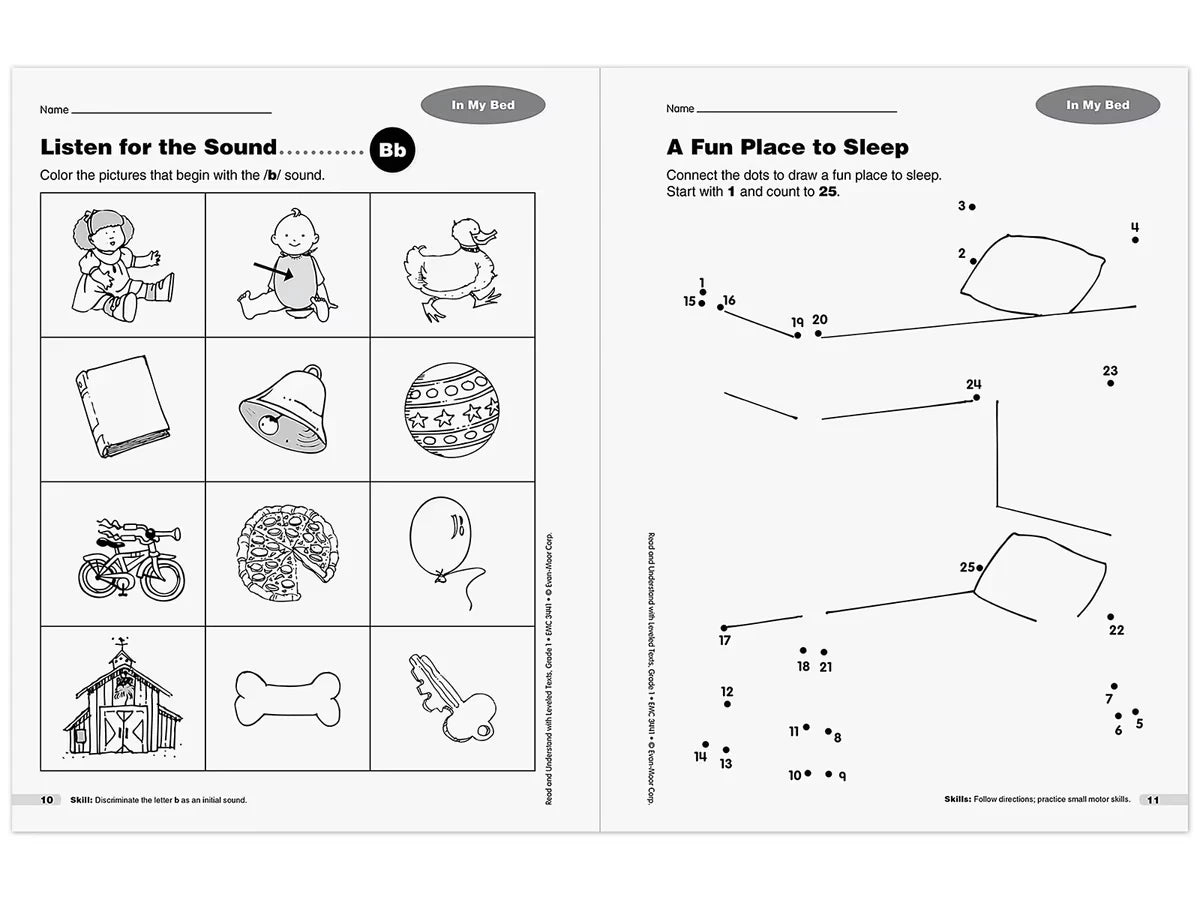 Read & Understand with Leveled Texts Workbook - Gr. 1 - US 2708