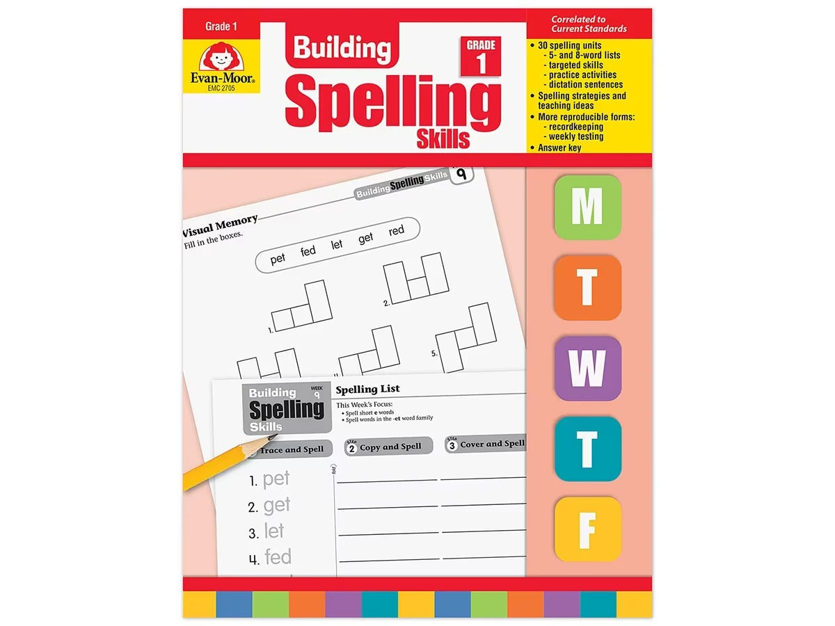 Building Spelling Skills Workbook - Gr. 1 - US 8012