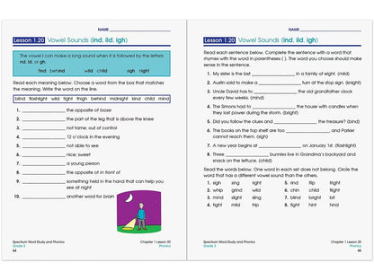 Spectrum® Phonics Workbook - Gr. 3 - US 9153
