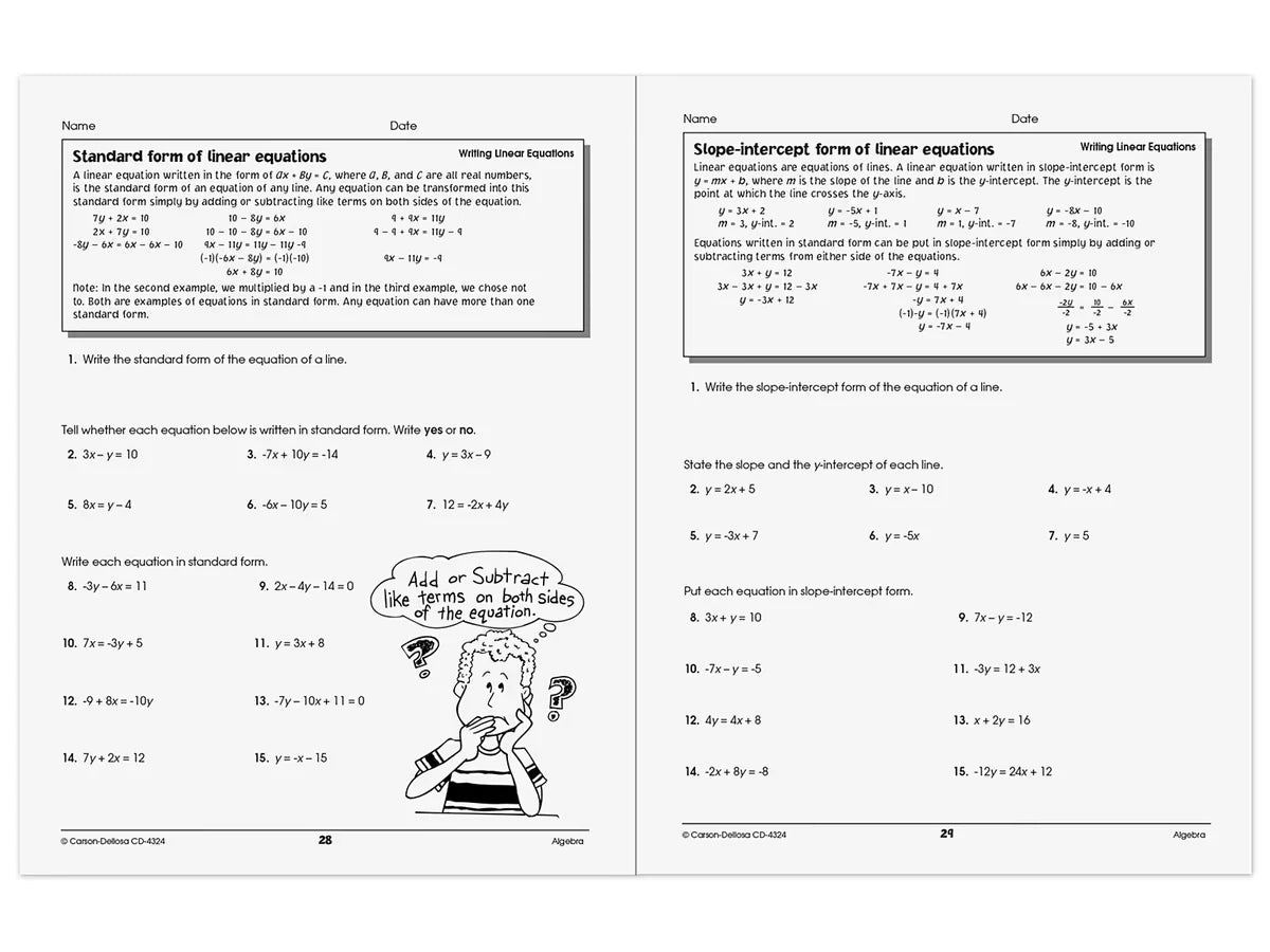 Algebra Success Workbook - US 1092