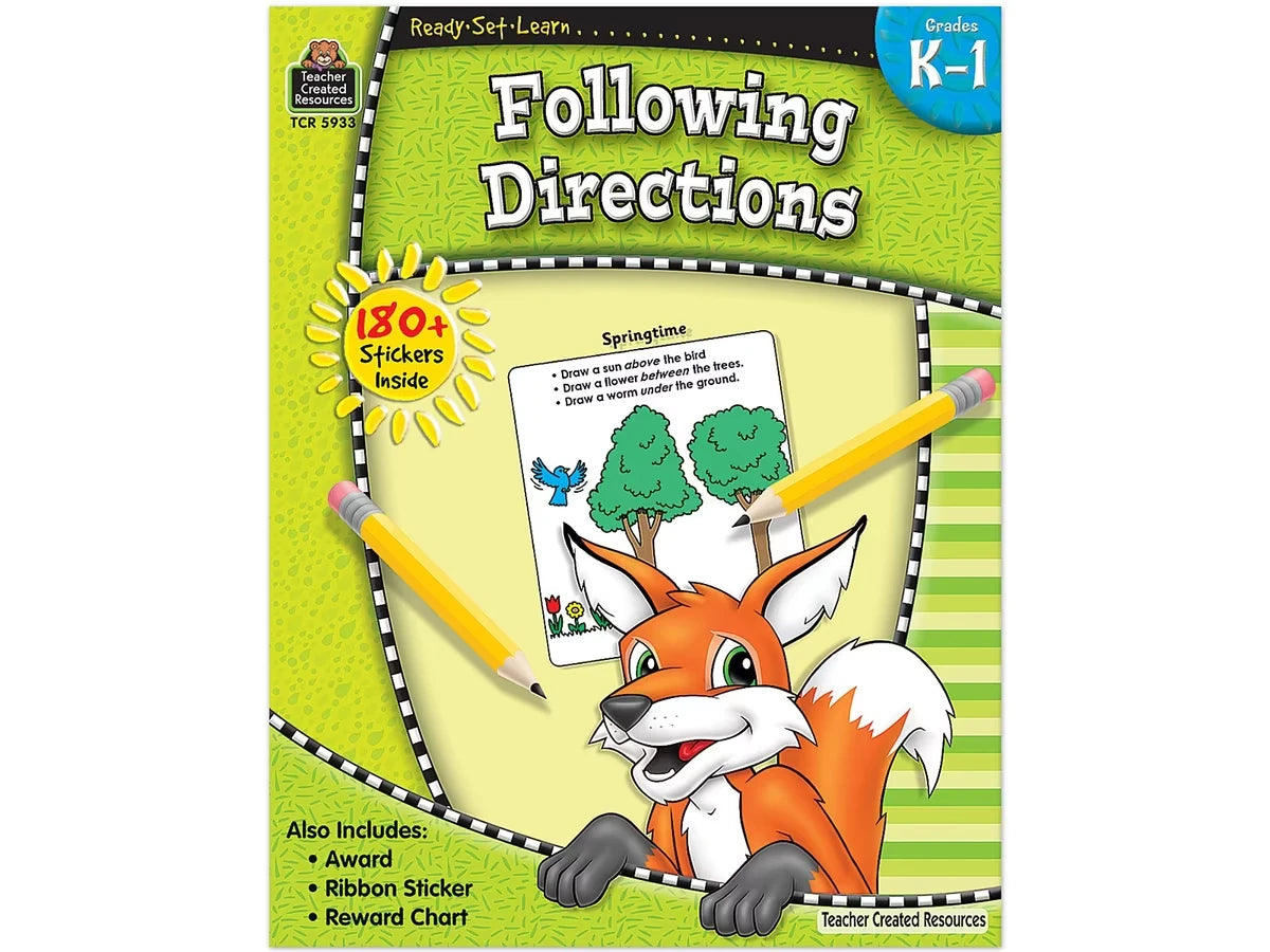 Following Directions Workbook - US 7089