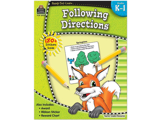 Following Directions Workbook - US 7089