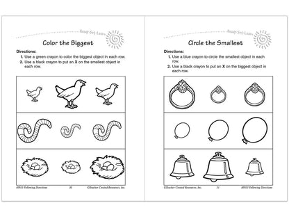 Following Directions Workbook - US 7089