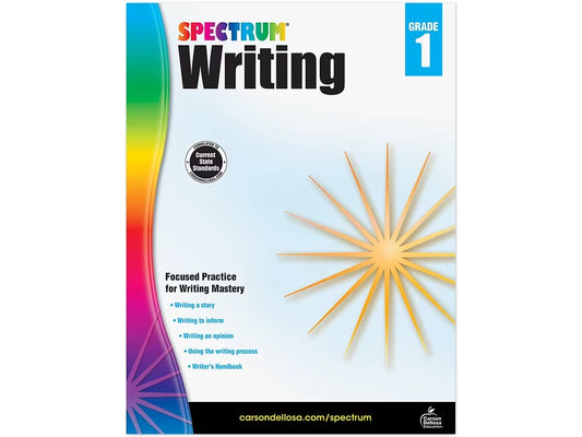 Spectrum® Writing Workbook - Gr. 1 - US 1913