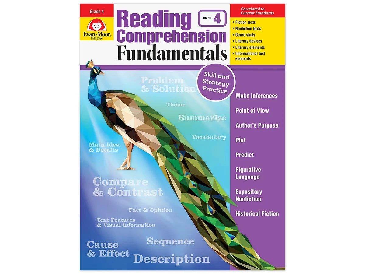 Reading Comprehension Fundamentals Workbook - Gr. 4 - US 8605
