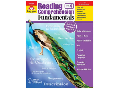 Reading Comprehension Fundamentals Workbook - Gr. 4 - US 8605