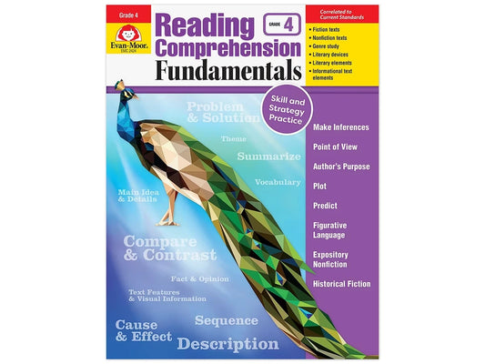 Reading Comprehension Fundamentals Workbook - Gr. 4 - US 8605