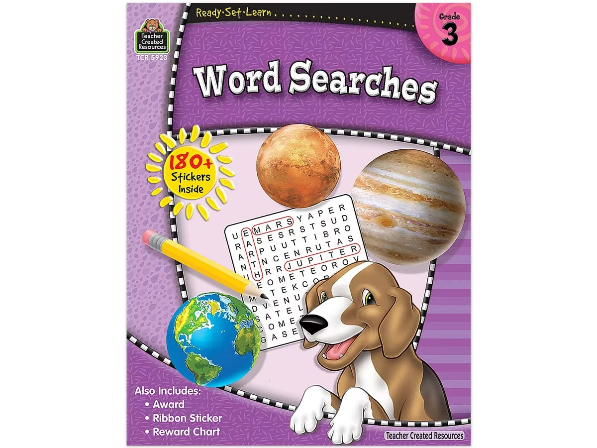 Word Searches Workbook - Gr. 3 - US 7650