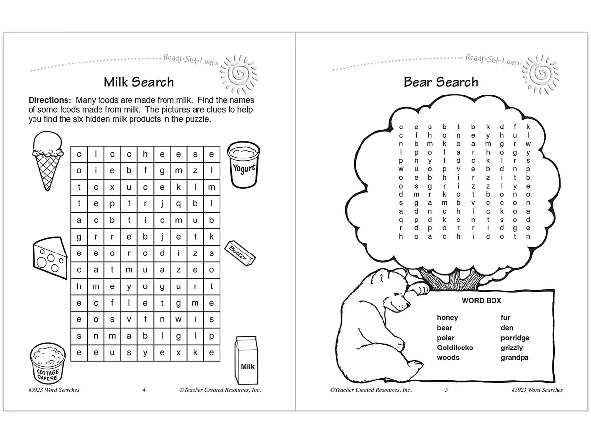 Word Searches Workbook - Gr. 3 - US 7650