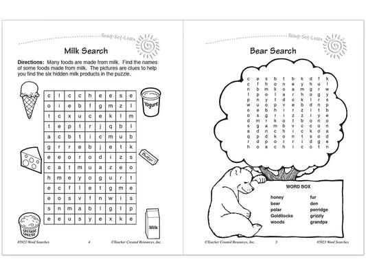Word Searches Workbook - Gr. 3 - US 7650