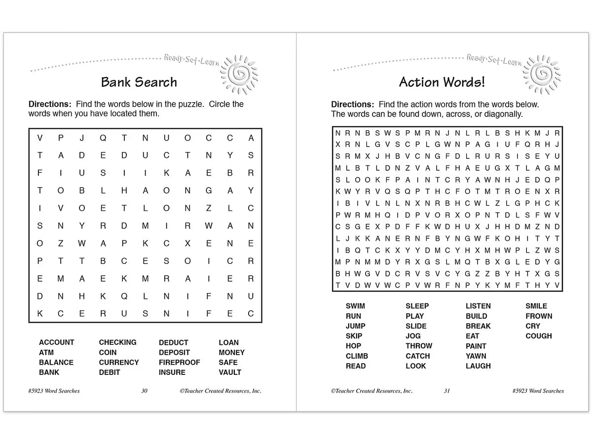 Word Searches Workbook - Gr. 3 - US 7650