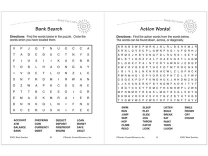 Word Searches Workbook - Gr. 3 - US 7650