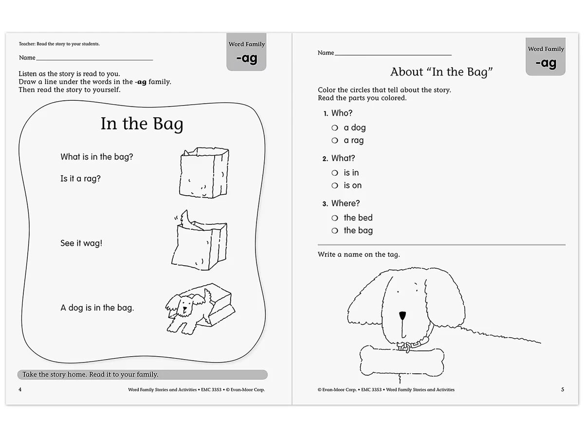 Word Family Workbook - US 7099