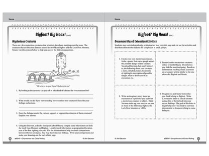 Comprehension and Critical Thinking Workbook - Gr. 5 - US 4733