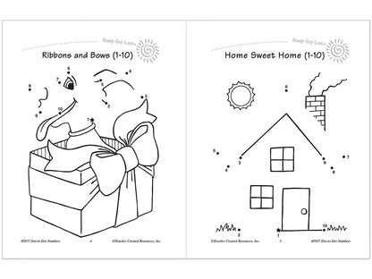 Dot-To-Dot Numbers Workbook - US 6823