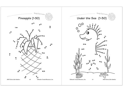 Dot-To-Dot Numbers Workbook - US 6823