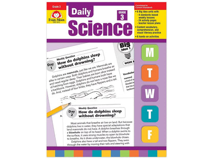 Daily Science Reproducible Activities Workbook - Gr. 3 - US 5457