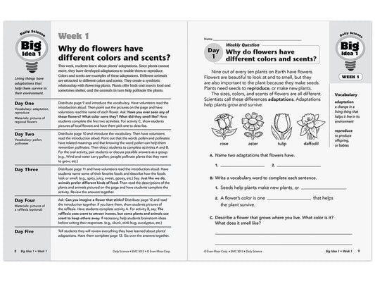 Daily Science Reproducible Activities Workbook - Gr. 3 - US 5457