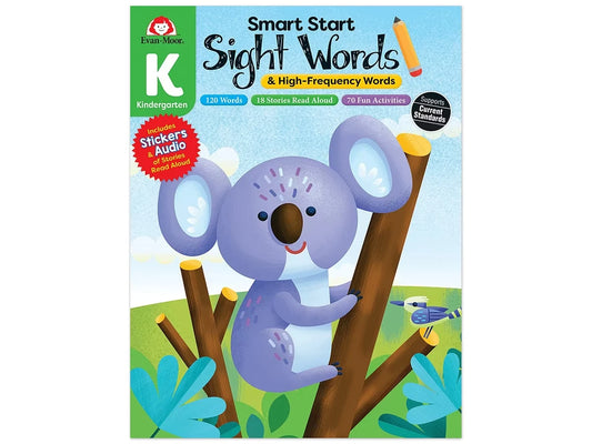 Sight-Words Smart Start Workbook - Kindergarten - US 7095