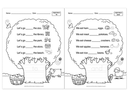 Sight-Word Trees Workbook - US 3136