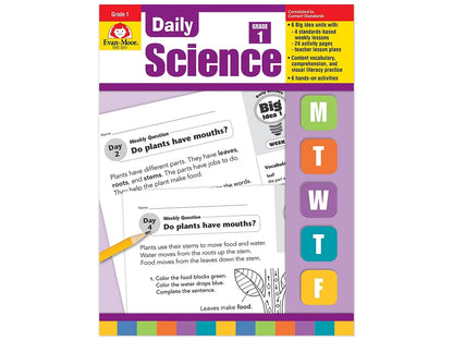 Daily Science Reproducible Activities Workbook - Gr. 1 - US 1964