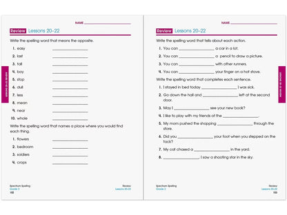 Spectrum® Spelling Workbook - Gr. 2 - US 2793