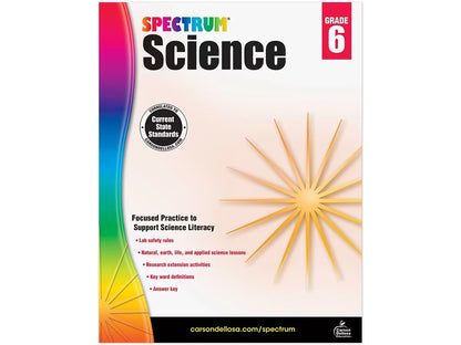 Spectrum® Science Workbook - Gr. 6 - US 8452