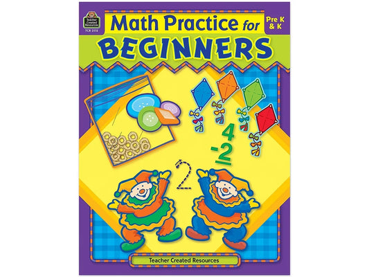 Math Practice for Beginners Workbook - US 1209