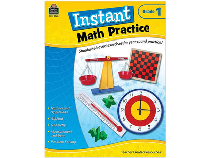 Instant Math Practice Workbook - Gr. 1 - US 9812