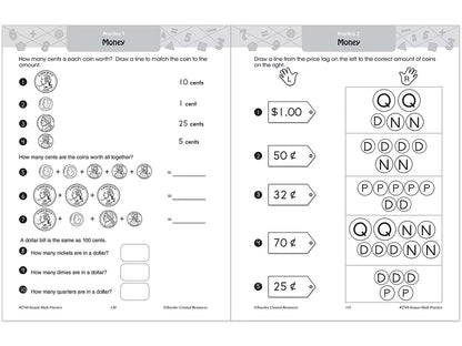 Instant Math Practice Workbook - Gr. 1 - US 9812