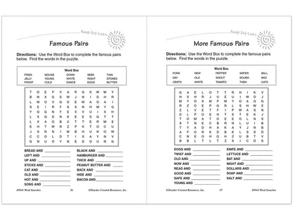 Word Searches Workbook - Gr. 2 - US 1035