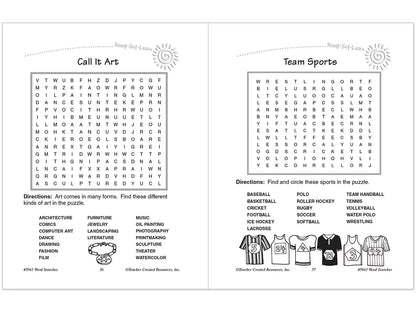 Word Searches Workbook - Gr. 1 - US 1000