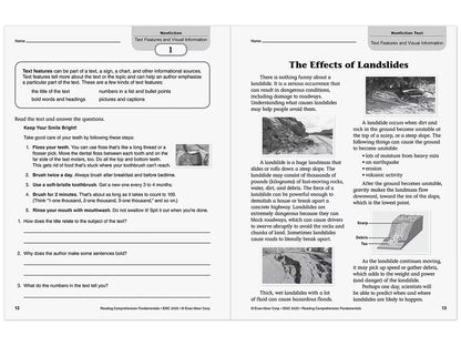 Reading Comprehension Fundamentals Workbook - Gr. 5 - US 1844