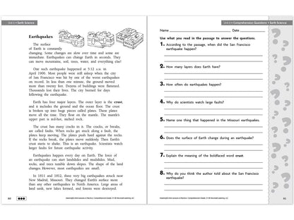 Comprehension Workbook - Gr. 3 - US 3299
