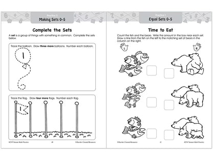 Instant Math Practice Workbook - Kindergarten - US 4391