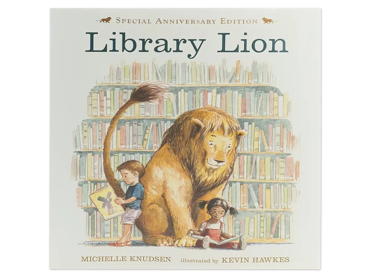 Library Lion Hardcover Book - US 9666