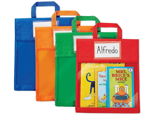Sort & Store Book Totes - Set of 4 - US 6746