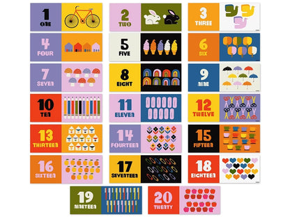 Lisa Congdon Numbers 1-20 Bulletin Board Set - US 4669
