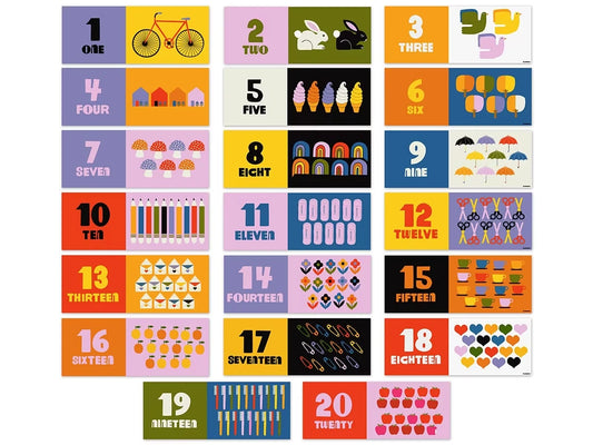 Lisa Congdon Numbers 1-20 Bulletin Board Set - US 4669