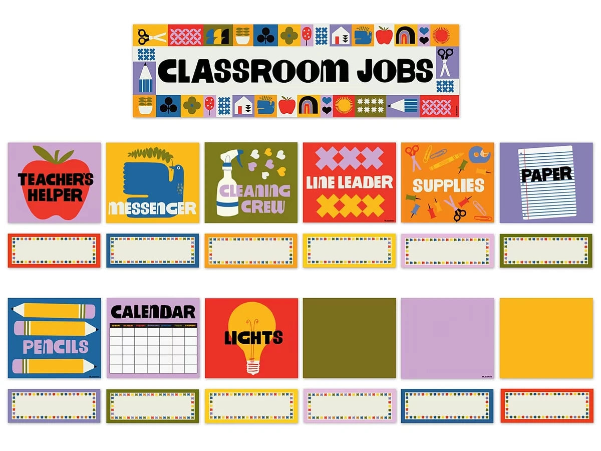 Lisa Congdon Classroom Jobs Bulletin Board Set - US 3420