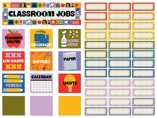 Lisa Congdon Classroom Jobs Bulletin Board Set - US 3420
