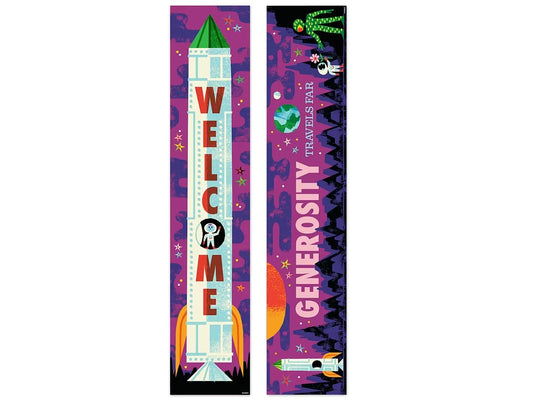 Invisible Creature™ Double-Sided Welcome Banner - US 2446