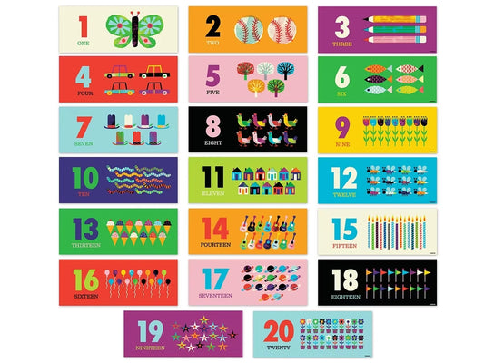 Invisible Creature™ Numbers 1-20 Bulletin Board Set - US 9922