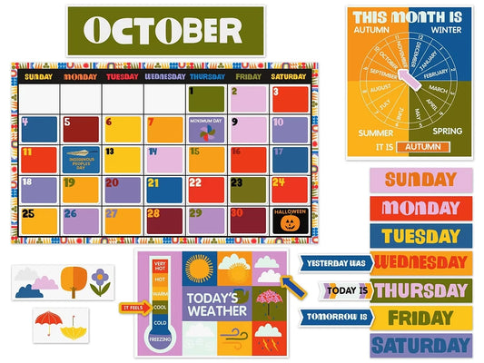 Lisa Congdon Calendar Bulletin Board Set - US 2244
