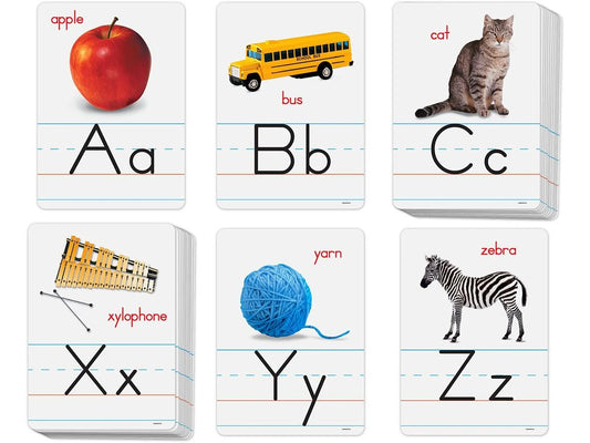 Traditional Manuscript Alphabet Photo Cards - US 8221