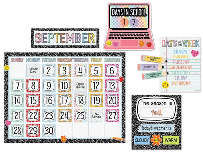 Cool for School Calendar Bulletin Board Set - US 7298