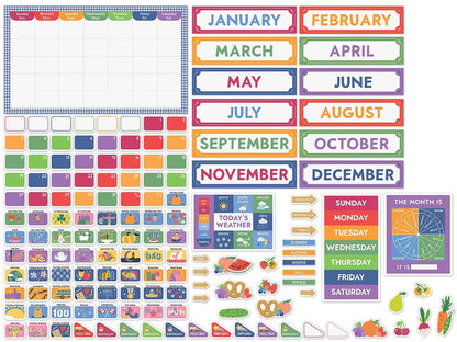 Farmers Market Calendar Bulletin Board Set - US 8137