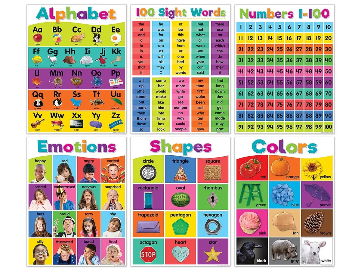 Colorful Basics Poster Pack - US 9055