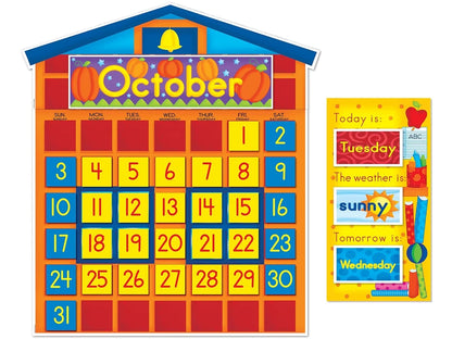 Schoolhouse Calendar Bulletin Board Set - US 4801