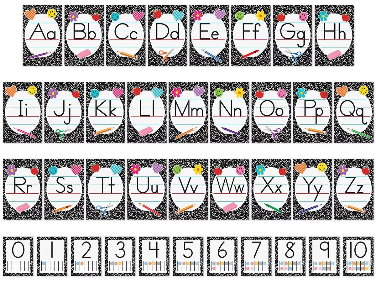 Cool for School Alphabet Card Bulletin Board Set - US 1746